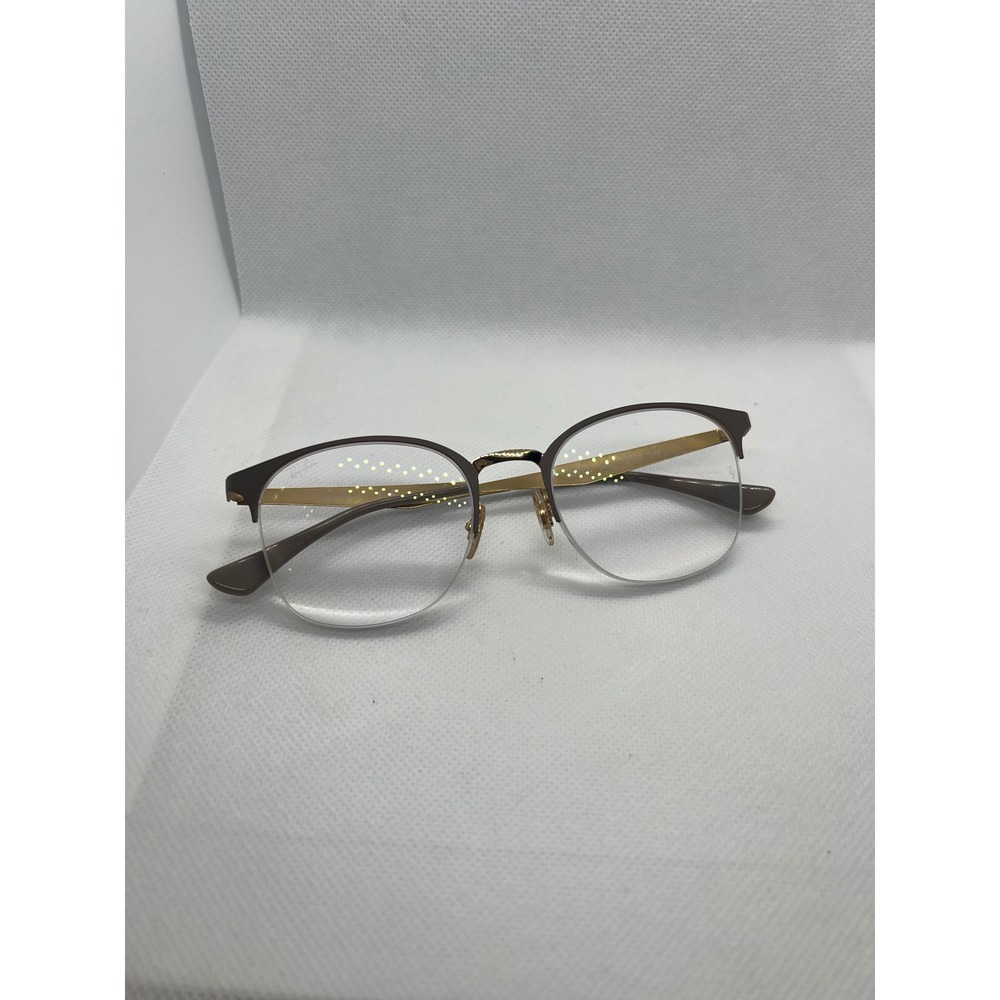 Ray Ban Eyeglasses‎ RB6422 Tan Metal Frame Glasses Authentic Designer